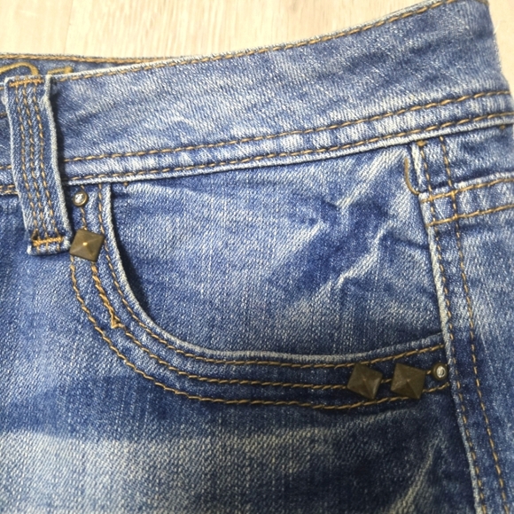 RUE 21 WOMENS JEANS SKIRT SIZE 9/10 - Picture 8 of 14